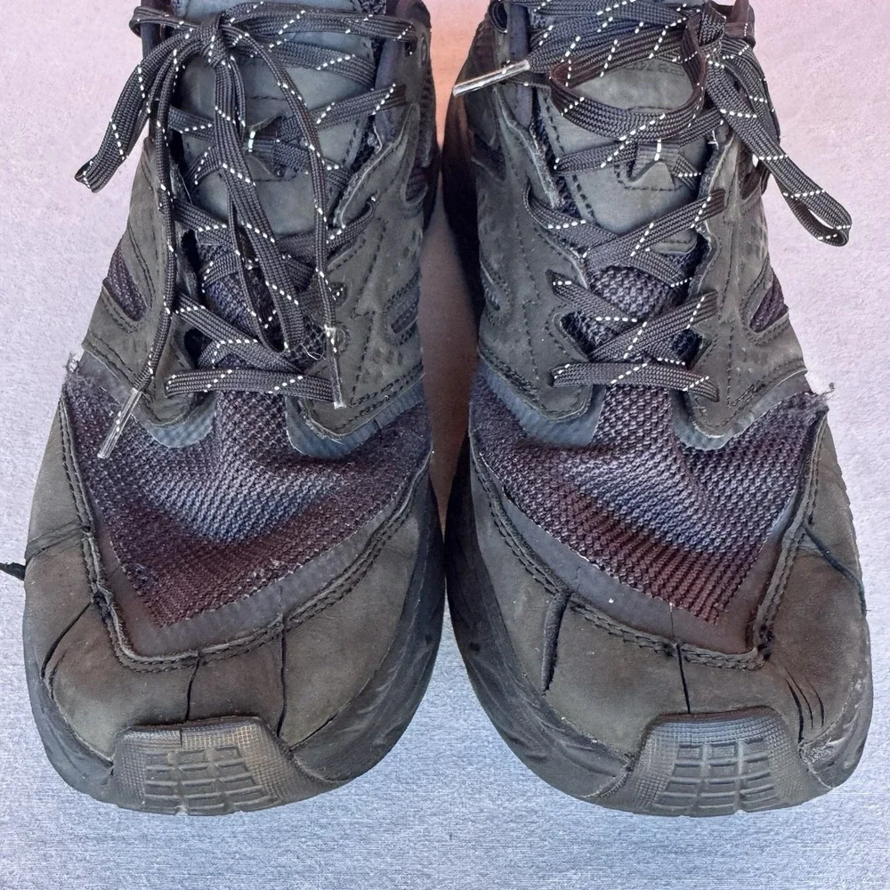 Size 12 - Hoka Men's Anacapa 2 Freedom Black‎ Trail Running Hiking 1155192/BBLC